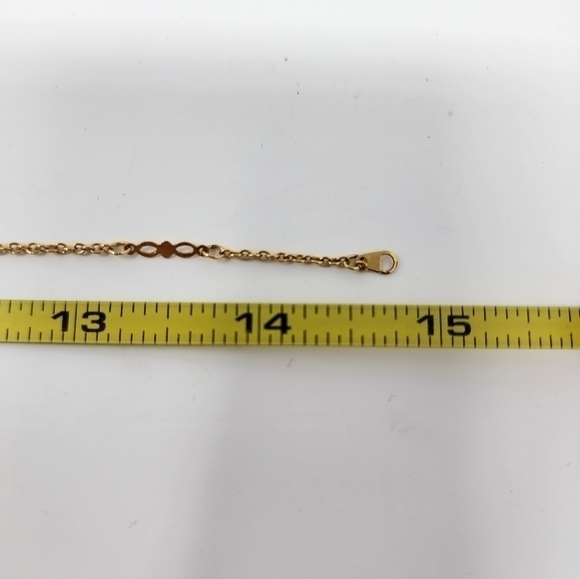 Gold‎ Tone Emerald Green Drop Necklace - Picture 7 of 13